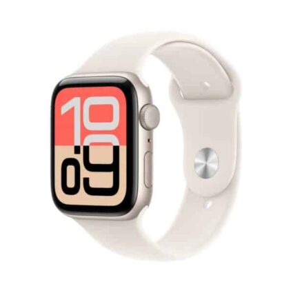 Apple Watch SE (3rd Gen) GPS, 40mm — Starlight Aluminium Case with Starlight Sport Band (S/M) — TDRA MEH34AF/A