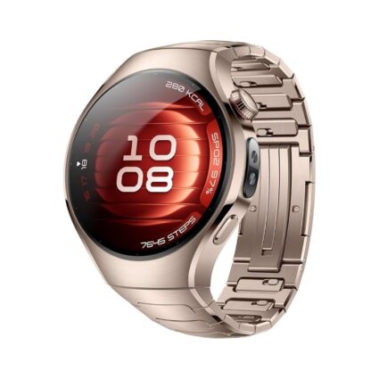 Huawei Watch 5 42mm – Sand Gold with Titanium Strap | PAPITA UAE