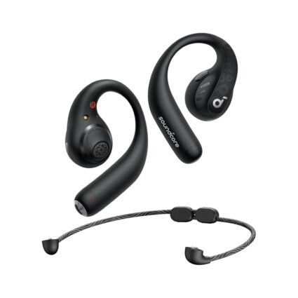 Anker Soundcore AeroFit Pro Open‑Ear Headphones (Black) — PAPITA UAE