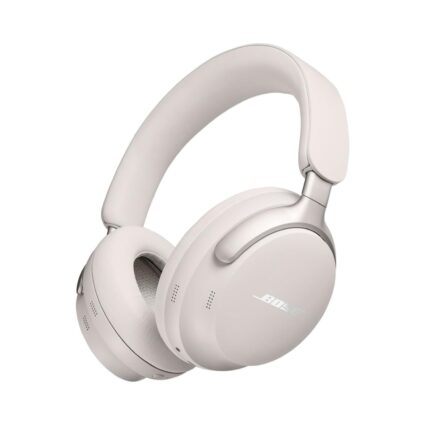 Bose QuietComfort Ultra Wireless Over‑Ear Headphones — Noise‑Cancelling with Spatial Audio, Built‑in Mic, Up to 24‑Hour Battery (White Smoke) — PAPITA UAE