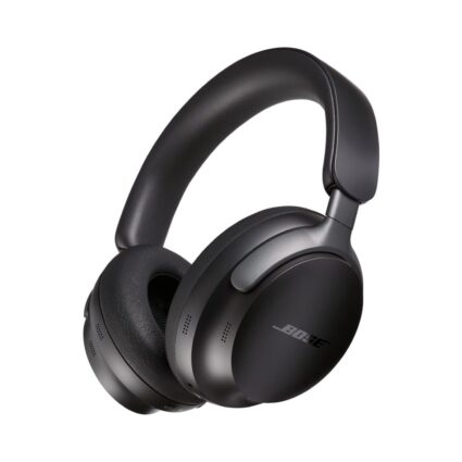 Bose QuietComfort Ultra Wireless Headphones — Black, Over‑Ear Noise‑Cancelling with Spatial Audio & Mic, Up to 24‑Hour Battery (PAPITA UAE)