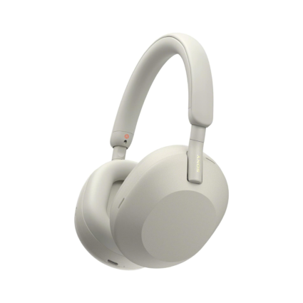 Sony WH-1000XM5 Wireless Noise-Cancelling Over-Ear Headphones — 30H Battery, Built-In Mic, Alexa & Google Assistant Optimized — Silver (PAPITA UAE)