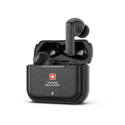 Swiss Military Victor 7 Bluetooth Wireless Earbuds — Black | PAPITA UAE