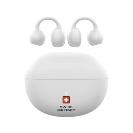 Swiss Military Delta 6 True Wireless Bluetooth Clip-On Earbuds — White | PAPITA UAE