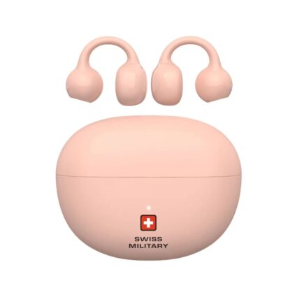 Swiss Military Delta 6 Pink Truly Wireless Clip-On Bluetooth Earbuds — PAPITA UAE