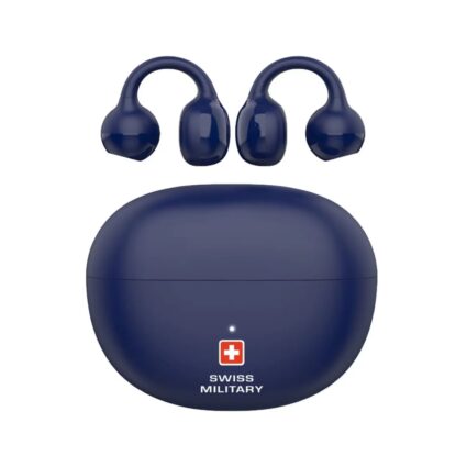 Swiss Military Delta 6 True Wireless Bluetooth Clip-On Earbuds — Blue | PAPITA UAE