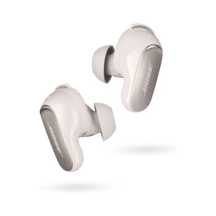 Bose QuietComfort Ultra Wireless Earbuds — Bluetooth, World-Class Noise Cancellation & Spatial Audio (White Smoke)