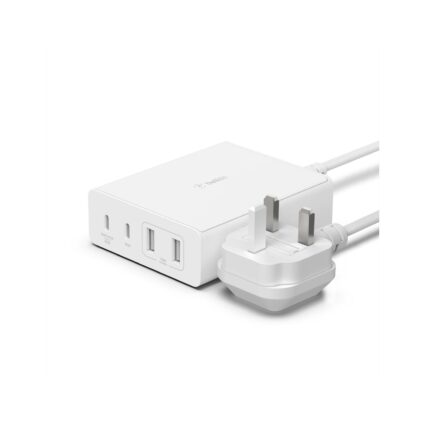 Belkin 108W GaN USB Charging Station — White (PAPITA UAE)