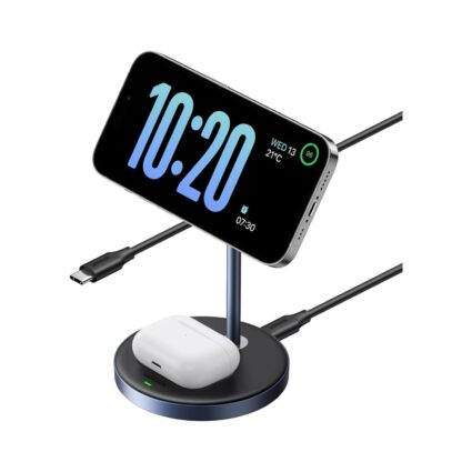 UGreen 20W 2-in-1 Magnetic Wireless Charger — Gray (PAPITA UAE)