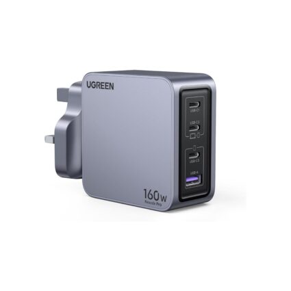 UGreen Nexode Pro 160W 4‑Port GaN PD Fast Charger (1x USB‑A + 3x USB‑C) — PAPITA UAE