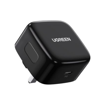 UGREEN 20W PD Fast Charger (1x USB‑C) — Black — PAPITA UAE
