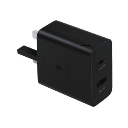 Samsung 35W Dual-Port Travel Adapter — Black | PAPITA UAE