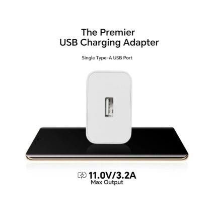 Honor SuperCharge Max 35W Power Adapter with Type-A to Type-C Cable — White (PAPITA UAE)