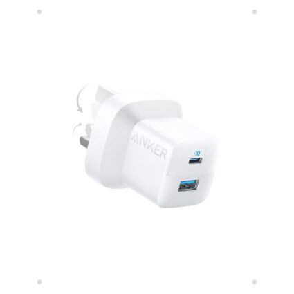 Anker 323 Dual-Port 33W Wall Charger — White | PAPITA UAE