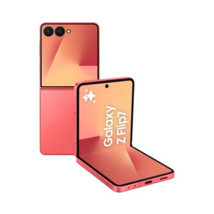 Samsung Galaxy Z Flip7 — 12GB RAM, 256GB, 5G — Coral Red (Middle East Version) | PAPITA UAE