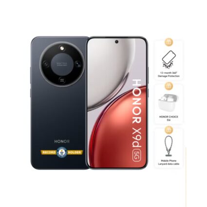 Honor X9d 5G — 12GB RAM, 256GB Storage, Midnight Black | PAPITA UAE