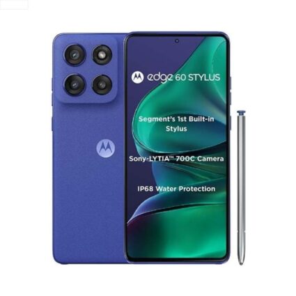 Motorola Edge 60 Stylus — 8GB (8+8) RAM, 256GB, 5G — PANTONE “Surf the Web” Blue — PAPITA UAE