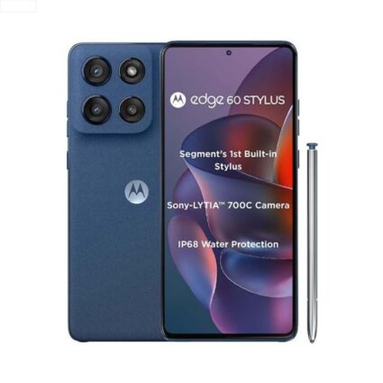 Motorola Edge 60 Stylus — 8GB (8+8) RAM, 256GB, 5G — PANTONE Gibraltar Sea (Dark) — PAPITA UAE