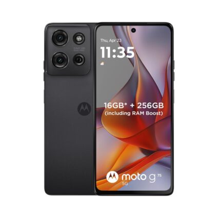 Motorola G75 5G — 8GB RAM, 256GB Storage, Charcoal Grey | PAPITA UAE
