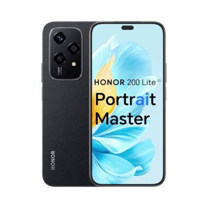 HONOR 200 Lite 5G Dual‑SIM — 16GB RAM (8GB + 8GB Extended) / 256GB Storage — Midnight Black | PAPITA UAE