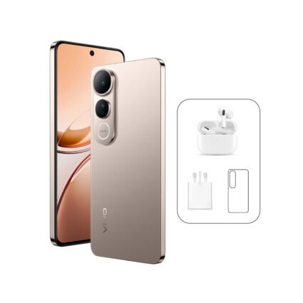 Vivo V50 Lite 5G — 12GB RAM, 256GB Storage — Titanium Gold (PAPITA UAE)