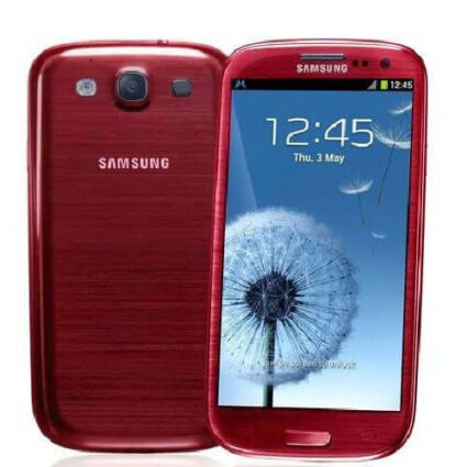 Samsung Galaxy S3 16GB single sim Garnet red B Grade