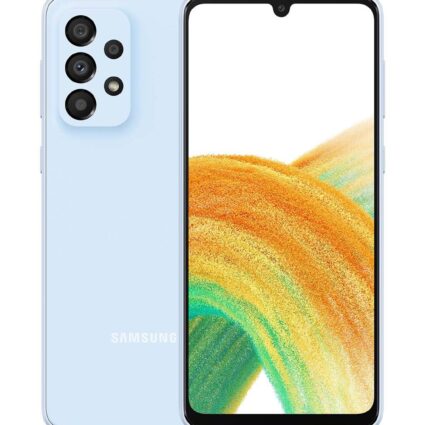 Samsung Galaxy A33 (Dual SIM) — Awesome Blue, 6GB RAM, 128GB, 5G — Middle East Version | Merchandise Uganda Shop
