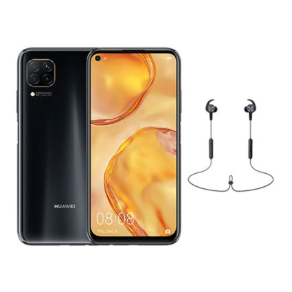 HUAWEI Nova 7i (Midnight Black) Dual SIM — 8GB RAM, 128GB Storage, 4G LTE + Huawei AM61 Bluetooth