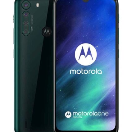 Motorola One Fusion Dual SIM (Dark Emerald) — 4GB RAM, 128GB Storage, 4G LTE — Uganda