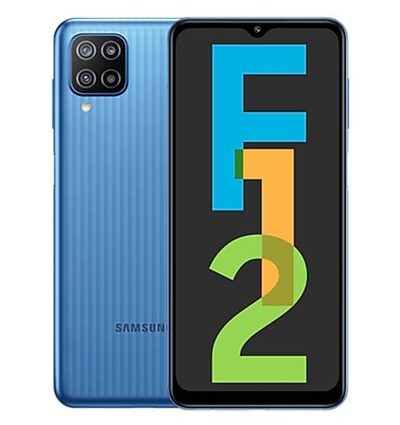 Samsung Galaxy F12 Dual SIM — 4GB RAM, 64GB, 4G LTE — Sky Blue | Merchandise Uganda Shop