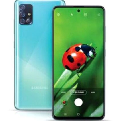 Samsung Galaxy A71 (Blue) — 8GB RAM, 128GB, 4G LTE | Merchandise Uganda Shop