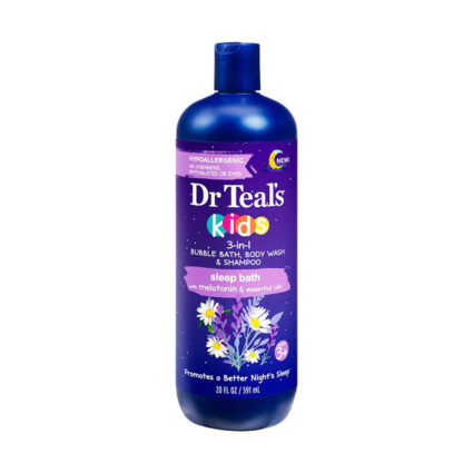 Dr Teal's Kids 3-in-1 Sleep Bubble Bath, Body Wash & Shampoo — 591 mL