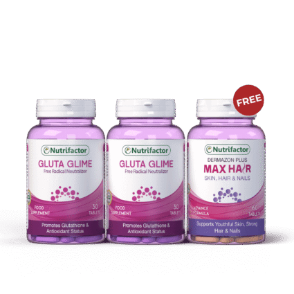 2 Gluta Glime + 1 Free Max Hair