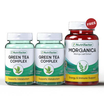 2 Green Tea + Free Morganica Offer