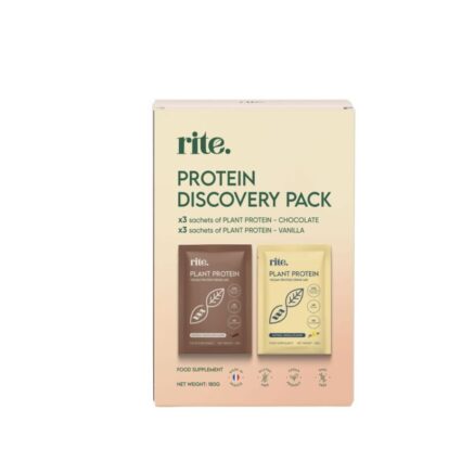 Plant Protein Discovery Box (3 Sachets Vanilla, 3 Sachets Choco)