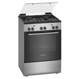 Bosch HGA120B51M 60 cm Stainless Steel Gas Oven with 4-Burner Cooktop