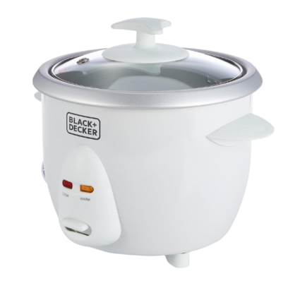 BLACK+DECKER RC650-B5 Rice Cooker 0.6L, 350W, White
