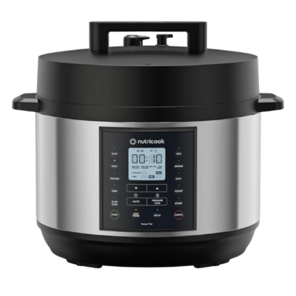Nutricook SP210L Smart Pot 2 Plus 9-in-1 Cooker 9.5L, 1500W, Silver/Black