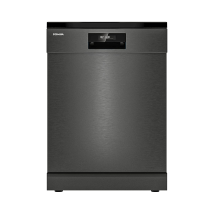 Toshiba Dishwasher DW-15F3ME(BS) 15 Place Settings, 8 Programs, 3 Layer Basket – Black