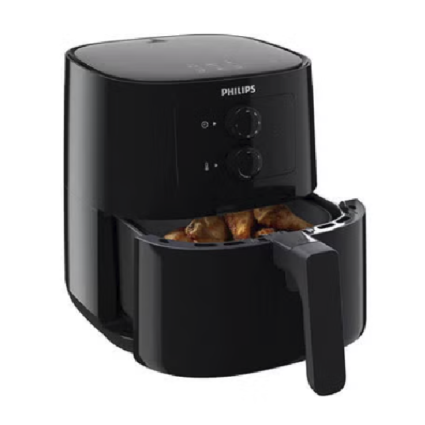 Philips Essential Air Fryer 4.1L 1400W Rapid Air Black