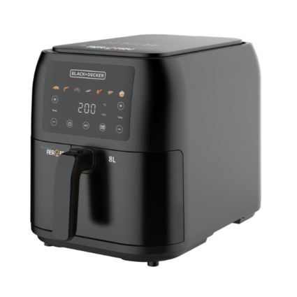 BLACK+DECKER Air Fryer 8L 1700W – Black (SAF80-B5)