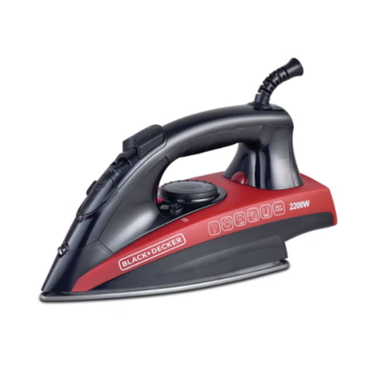 Black+Decker Steam Iron 2200W Black Red