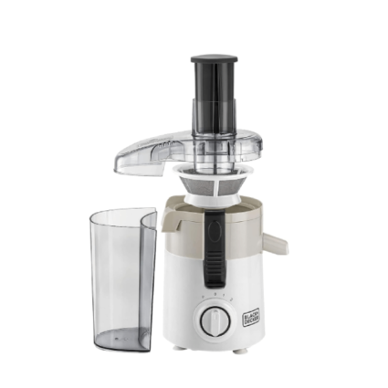BLACK+DECKER JE250-B5 Juice Extractor - 950ml, 250W - White