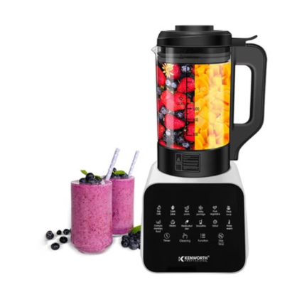 KENWORTH Food Blender Soup Maker MM-A28-2 1200W 12 Auto Programs Glass Jug