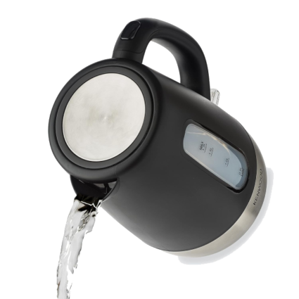 Kenwood Breakfast Set MPM02.000BK, 1.7L Kettle & 2-Slice Toaster, Silver/Black