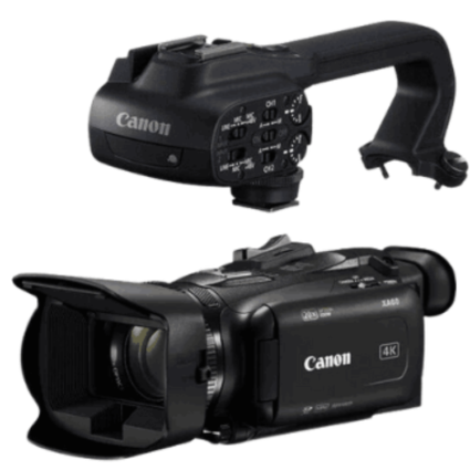 Canon XA60B Professional 4K UHD Camcorder with Canon HDU-4 Handle
