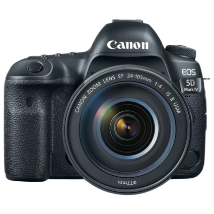 Canon EOS 5D Mark IV DSLR with EF 24-105mm Lens - 30.4MP, Black