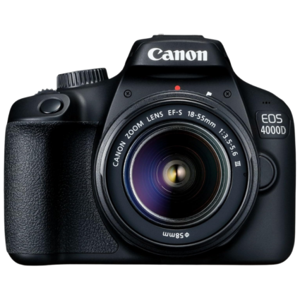 Canon EOS 4000D DSLR Camera - 18MP, Black