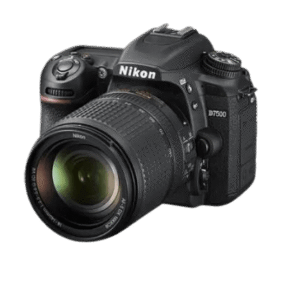 Nikon D7500 DSLR with AF-S DX NIKKOR 18-140mm VR Lens, 20.9MP - Black