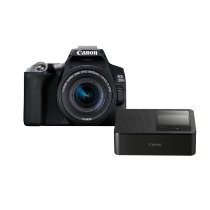 Canon EOS 250D DSLR + Selphy CP1500 Printer – Photography Combo